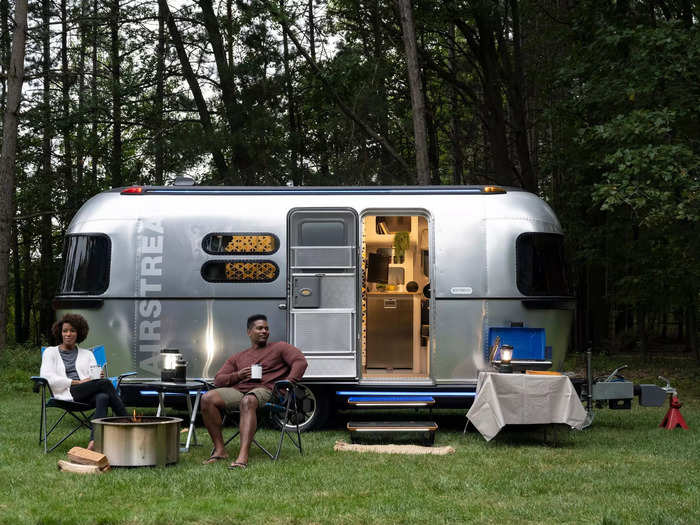 Using this platform, Airstream was able to create a tiny home on wheels that addresses both eco and range anxiety.