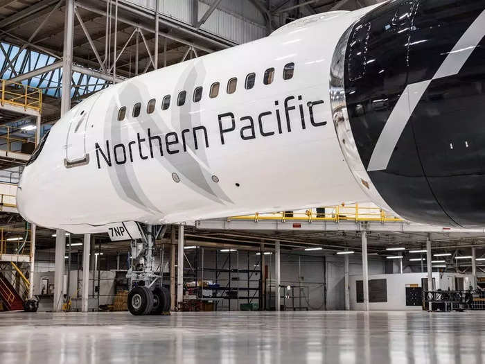 ..."Northern Pacific" and a giant "N" painted across the fuselage...