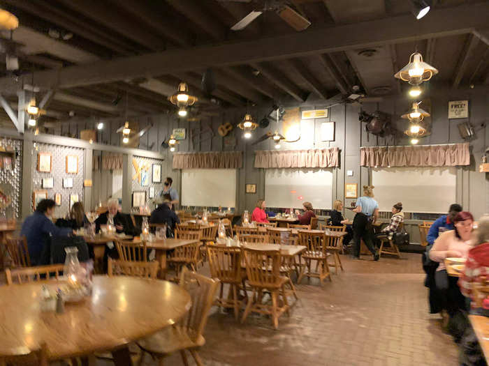 I felt like Cracker Barrel was relying too much on the store to fulfill its "homestyle" brand and not enough on the food, but growing store sales mean customers don