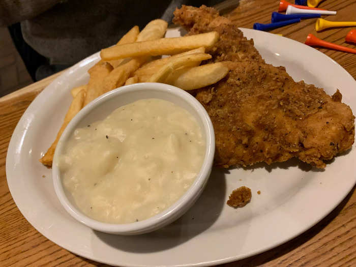 My fiance ordered the signature fried chicken.