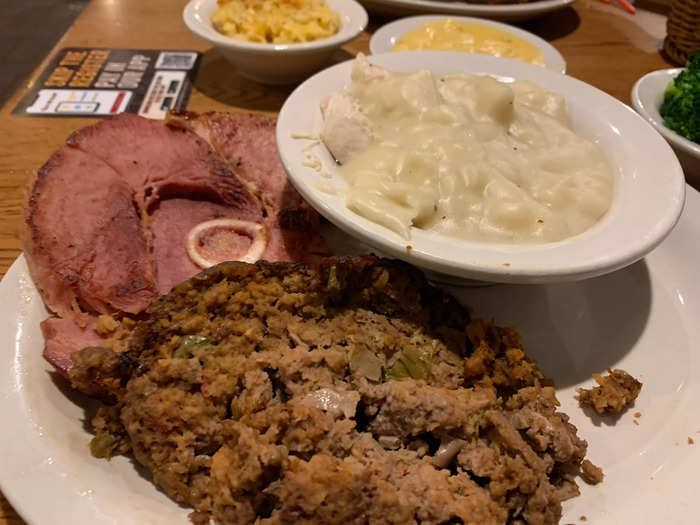 I ended up ordering the Cracker Barrel Sampler, which seemed like the perfect way to try out as much of the menu as possible.