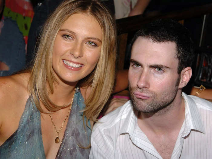 Olympic tennis player Maria Sharapova briefly dated Adam Levine.