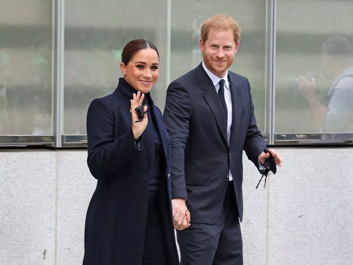 Harry and Markle looked sharp when visiting the One World Observatory in New York City in September 2021.