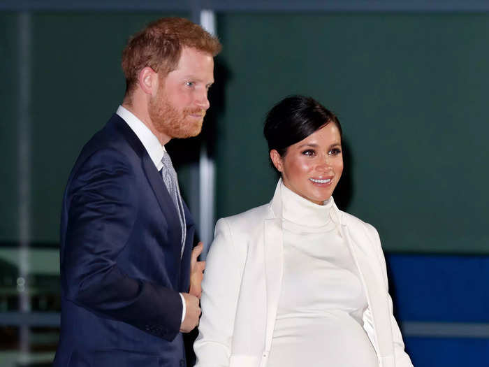 The couple looked sophisticated during a visit to London