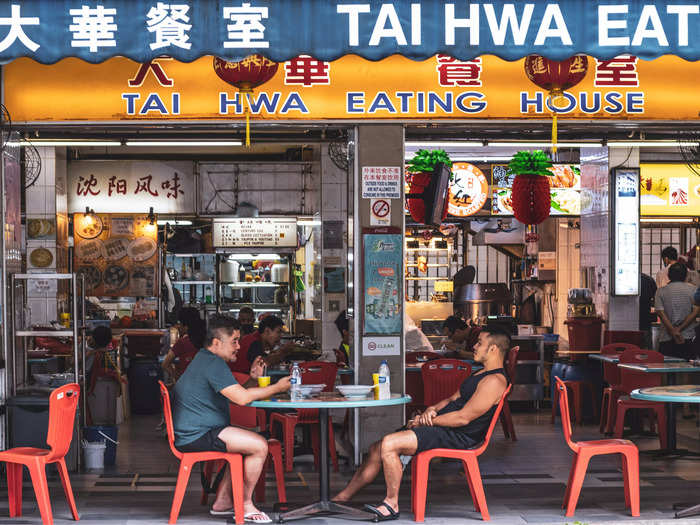 Many Singapore residents, including myself, spend a lot of time eating at hawker centers, the open-air food stalls found throughout the city-state.