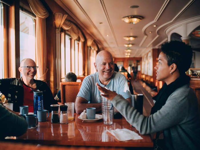 Everyone still has their favorite dining hall on the ship.