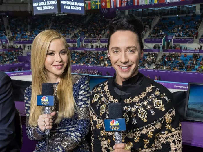 Lipinski went on to become a sports commentator with fellow skater Johnny Weir.