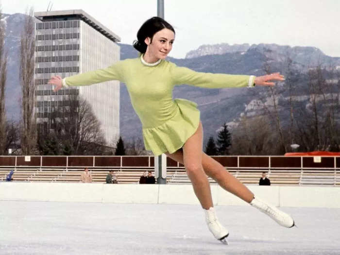 Figure skater Peggy Fleming competed in her first Olympics when she was 15 years old, and she won gold at 19.