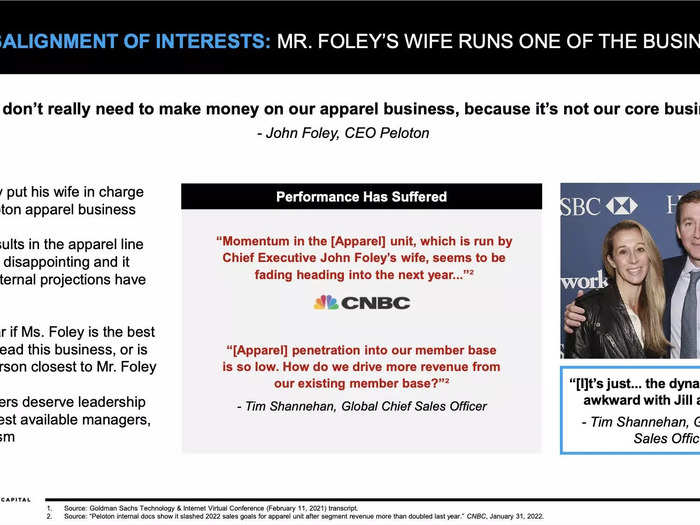 The deck also raises questions of nepotism due to Foley