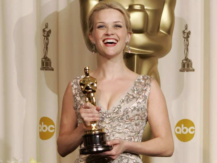 Reese Witherspoon won her first Academy Award in 2006 for the biopic "Walk the Line."