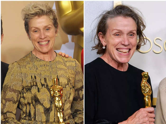 McDormand won best actress twice more, in 2018 and 2021.