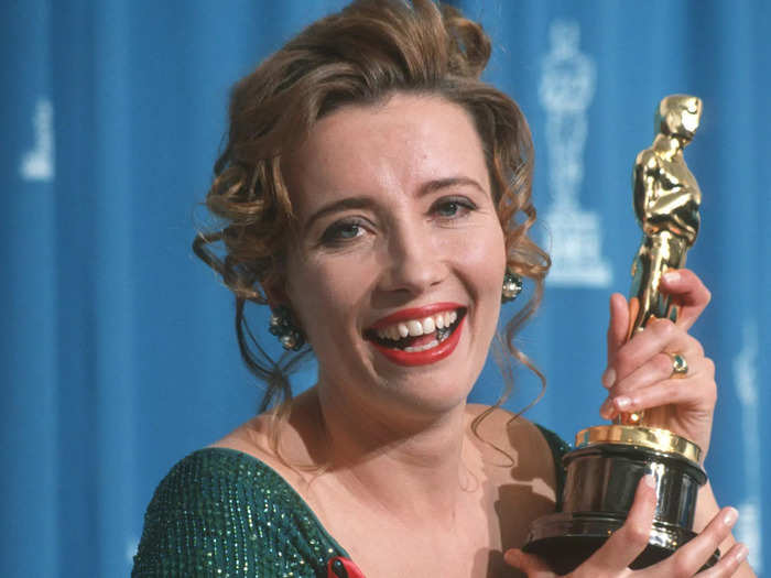 Emma Thompson received her first win — and first nomination — in 1993 for her performance in "Howards End."