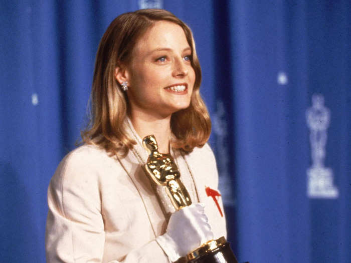 Jodie Foster took home her second Academy Award in 1992 for "The Silence of the Lambs."