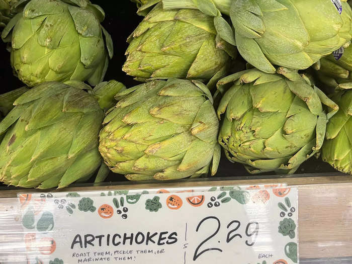 Fresh artichokes go great with dips.