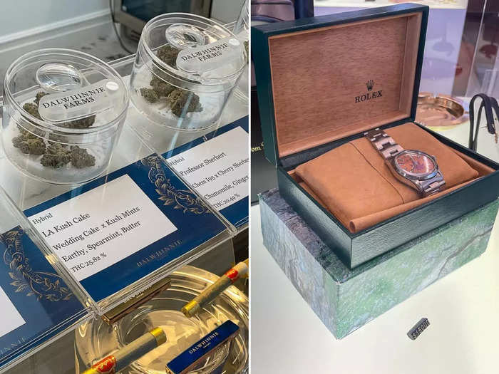 Even purchasing weed was a glamorous experience in Aspen.