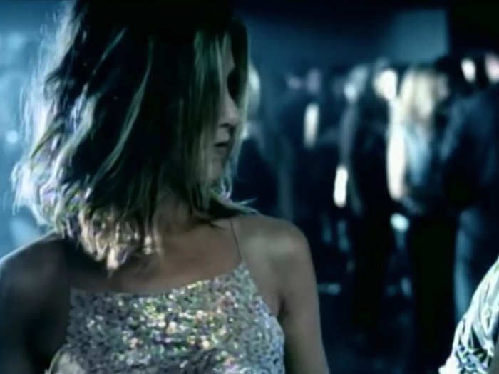 Aniston has made cameo appearances in a few music videos.