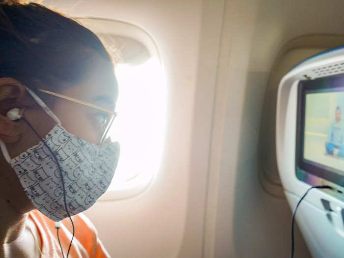 On both flights, I started with a 20-minute guided meditation that helped me relax and almost put me to sleep — something I can rarely do on planes.