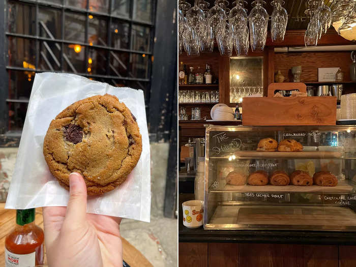 The indoor setup offered a stop-by coffee and pastry counter, so you can grab and go if you don