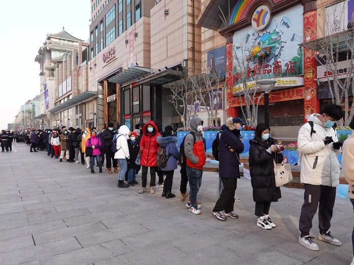 During the day, fans wait in line for hours at a time to get their hands on these souvenirs.