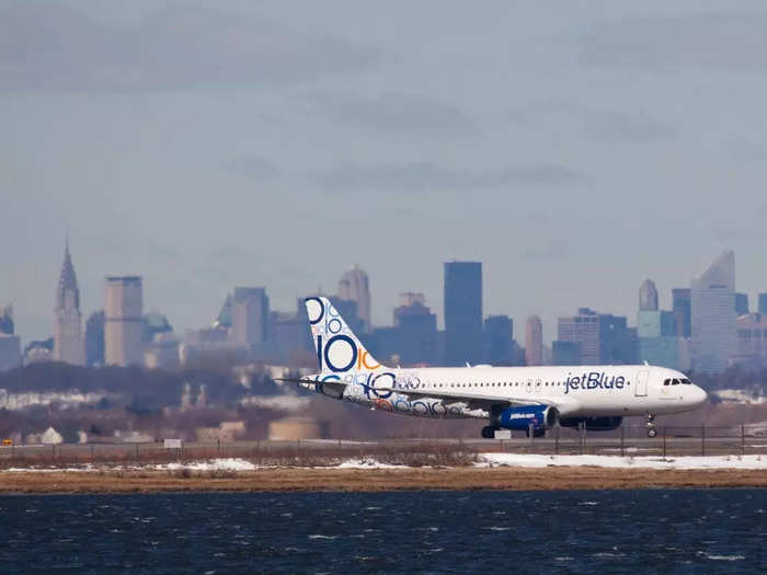 JetBlue is the largest carrier at New York