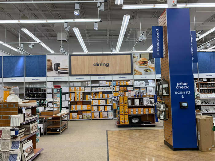 The entire store felt a bit more open, with more space between aisles and displays.