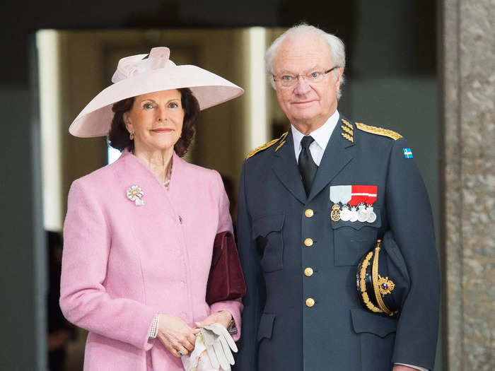 King Carl XVI Gustaf and Queen Silvia of Sweden have been married for 45 years.