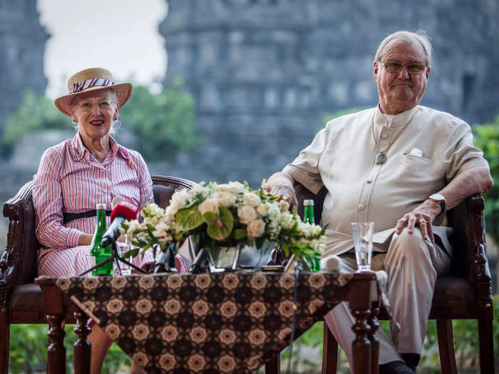 Queen Margrethe II, the sister of Queen Anne-Marie of Greece, and Prince Henrik of Denmark were married for over 50 years before his death in 2018.