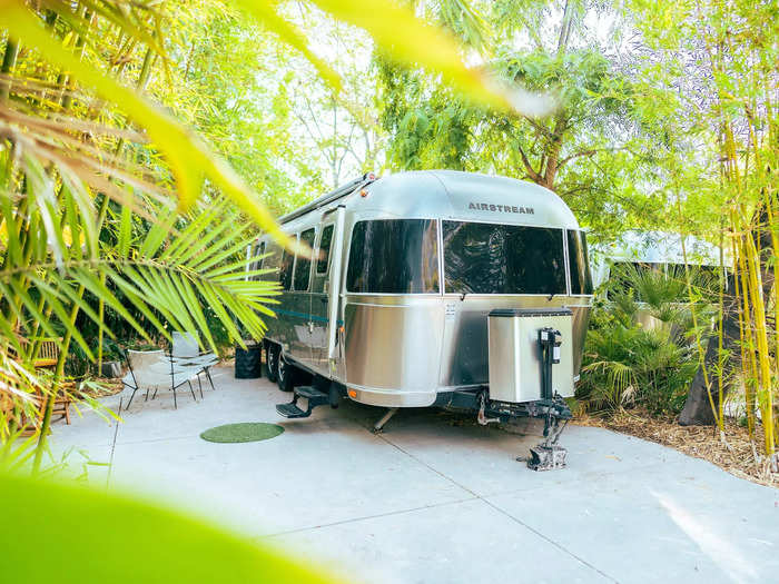 But the initial decision to use Airstreams instead of all tiny homes or cabins wasn