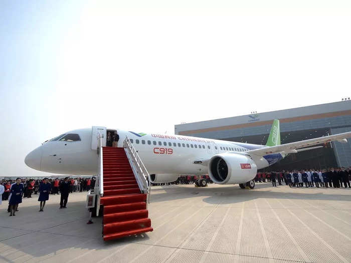 Despite the delays, which were further exacerbated by the coronavirus pandemic, the C919 is hoping to begin deliveries this year.