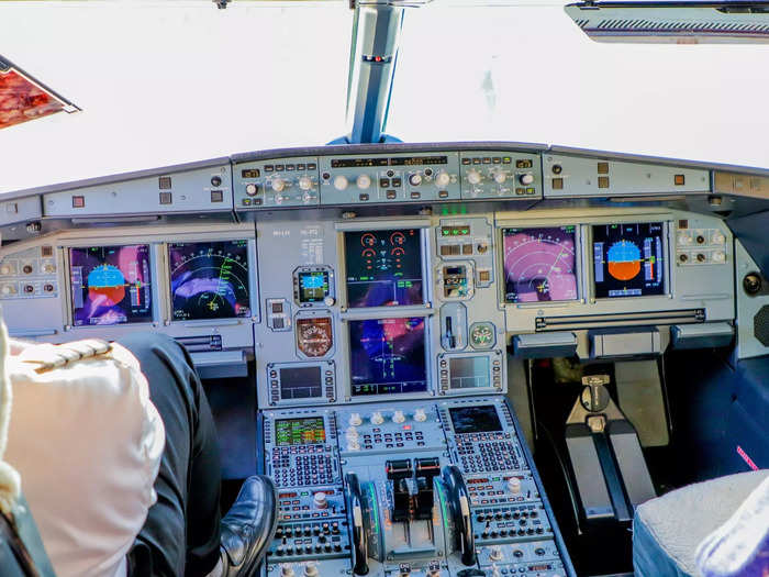 The cockpit is likely the only part of the plane that remains largely unchanged as it gets converted from an airliner to a private jet.