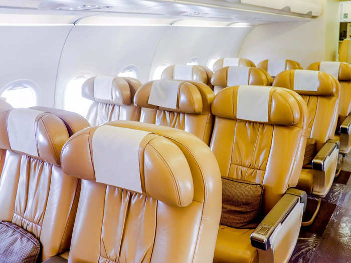 The final section of the aircraft is a business class-style seating section that