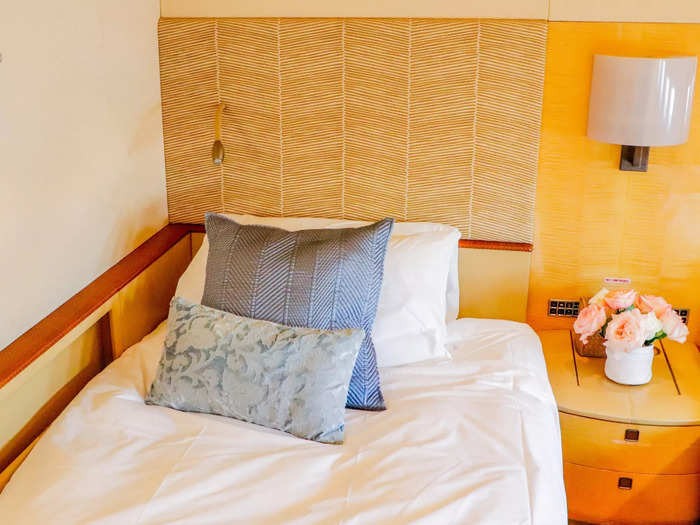 Travelers can use the bedroom to get a full night