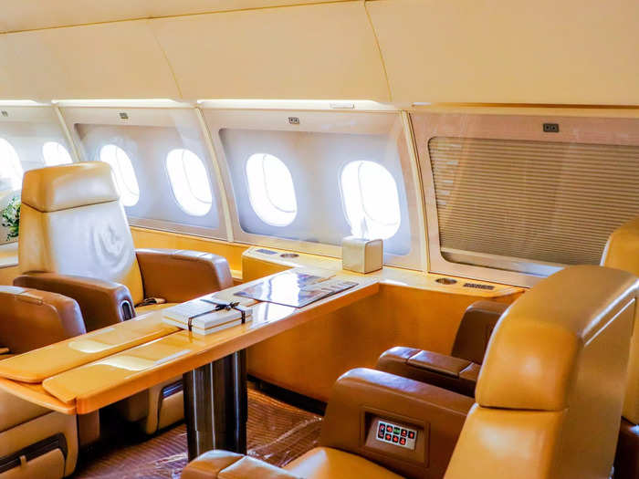 Tall travelers will also appreciate the seven-foot cabin height throughout the aircraft.