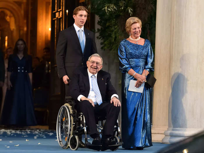 Queen Anne-Marie and King Constantine have now been married for 57 years and share five children.