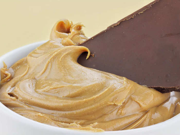 3. Dark chocolate and peanut butter