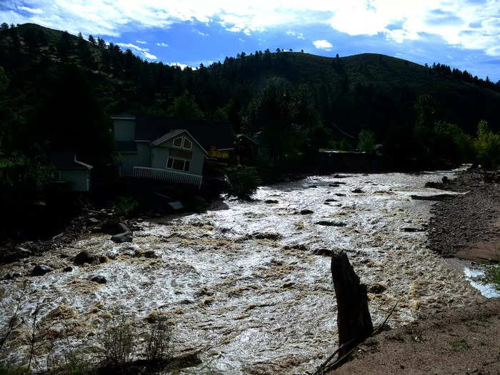In 2013, a flood devastated the town of Lyons, including the town