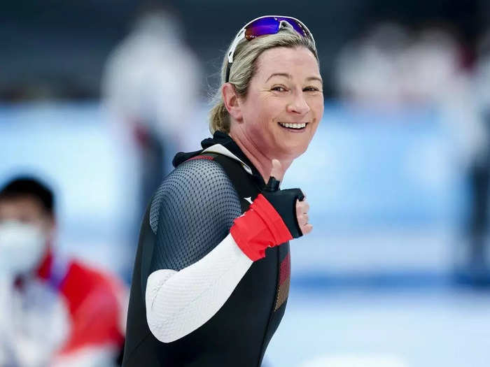 Claudia Pechstein, a German speed skater, took to the ice at nearly 50 years old.