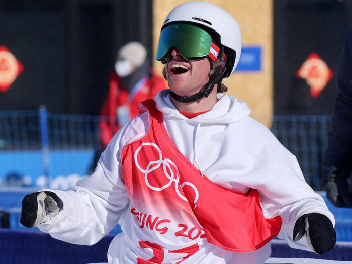 Matěj Švancer competed in freestyle skiing for Austria at 17.