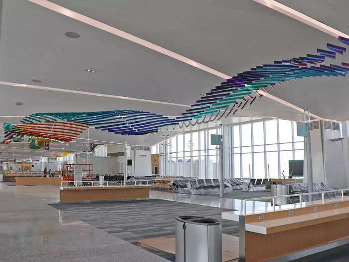 Moreover, the new, modernized space will feature higher ceilings and wider corridors...