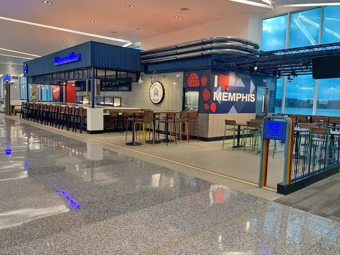 With Terminal B acting as the sole active facility for passenger operations, Memphis has redesigned the space to house all of the airline, retail, and restaurant services.