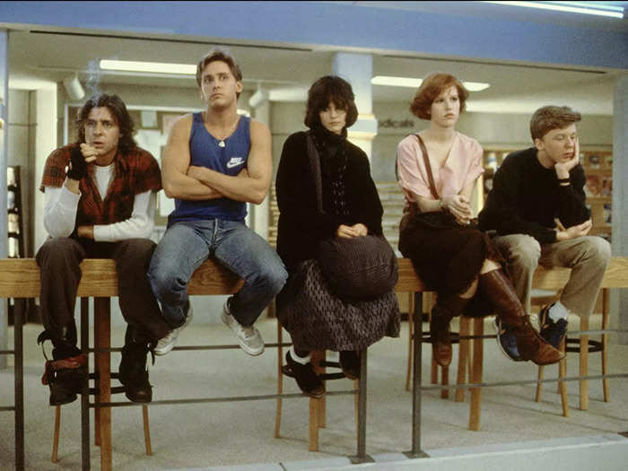 Five completely different teenagers are forced to get vulnerable with each other in "The Breakfast Club."