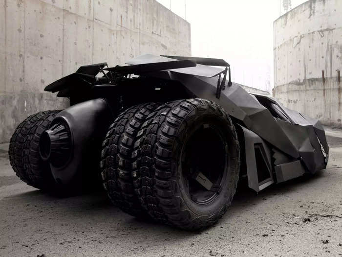 Parts of the Batmobile are 3D printed, while others are handcrafted.