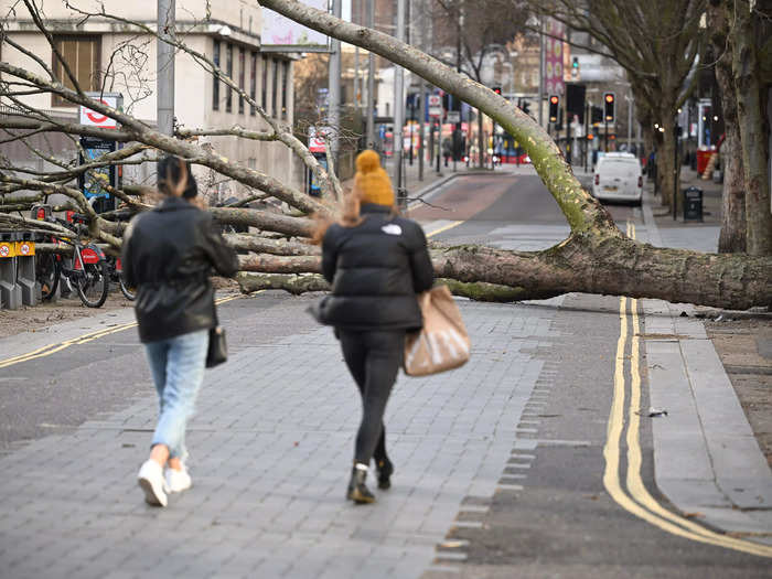 Wind gusts of 122 miles per hour were detected across the Isle of Wight, in what is tentatively the strongest gust of wind ever detected in England, according to The Met Office.