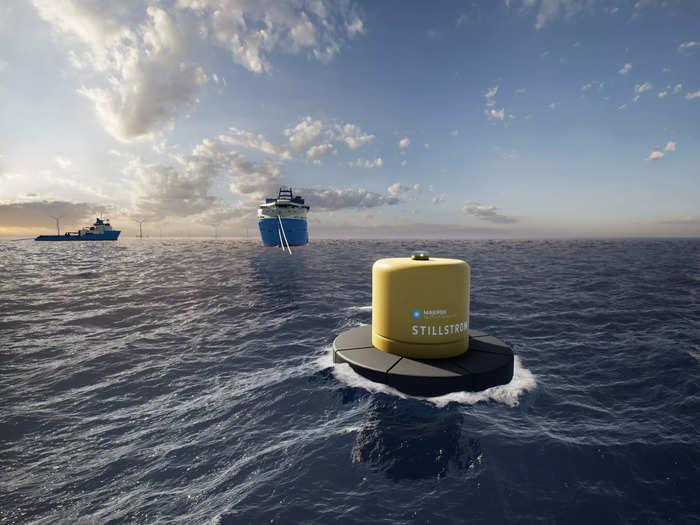The Stillstrom buoys will source electricity from offshore wind farms