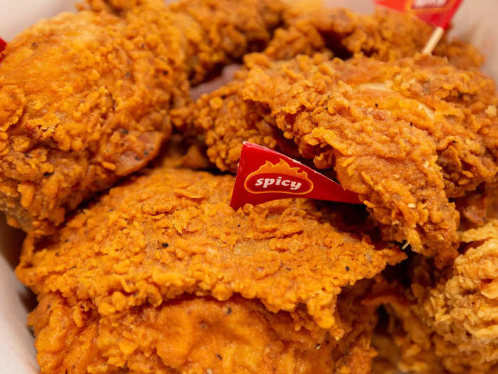 The original bone-in fried chicken hits all the marks: It