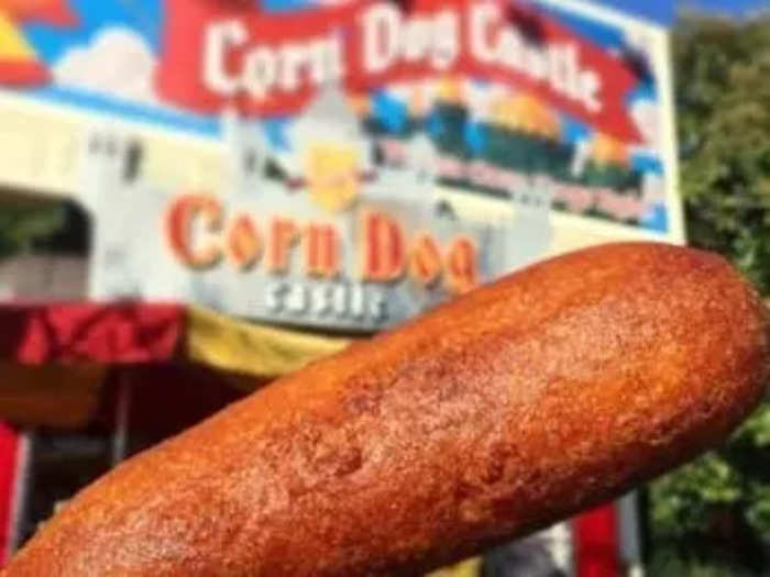 I spice things up a little at Corn Dog Castle.