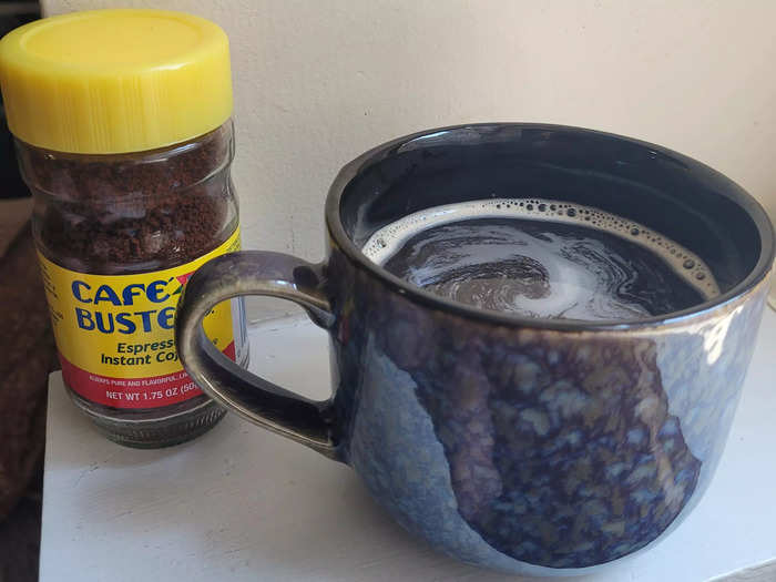 The Café Bustelo coffee had a much richer flavor.