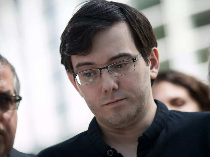 Martin Shkreli is another real-life convicted criminal.