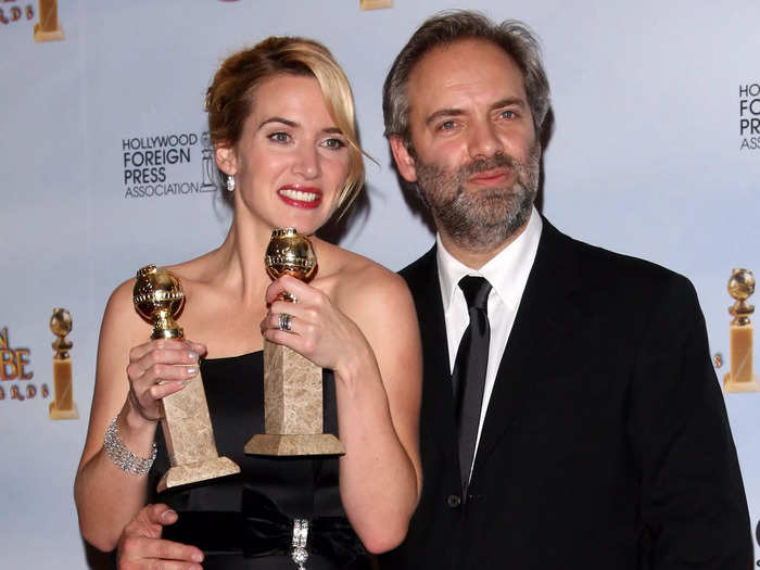 Kate Winslet worked with her then-husband Sam Mendes on "Revolutionary Road" in 2008.