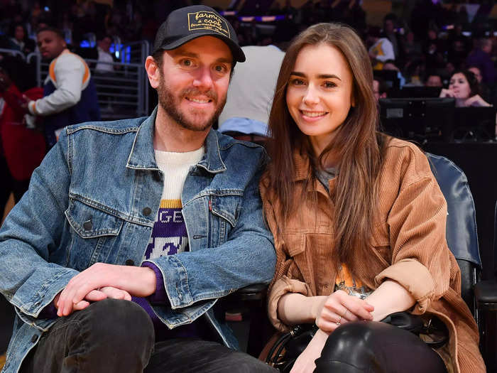 Newlyweds Charlie McDowell and Lily Collins collaborated on his film "Windfall," which will be released on Netflix in March 2022.